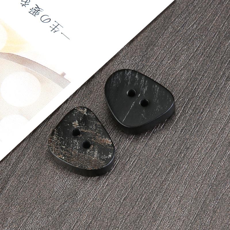 10Pcs Irregular True Horn Buttons Men'S And Women'S Clothes Blazer Sweater Premium Buttons Suit Coat Button Accessories