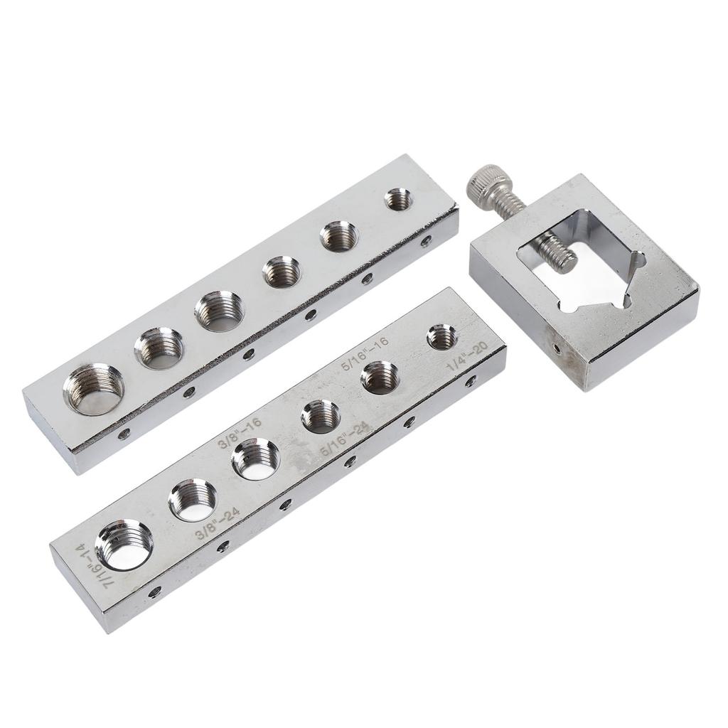 Safety Wire Drill Guide Set Carbon Steel High Hardness Metric Bolt Drill Jig Tool Safety Drill