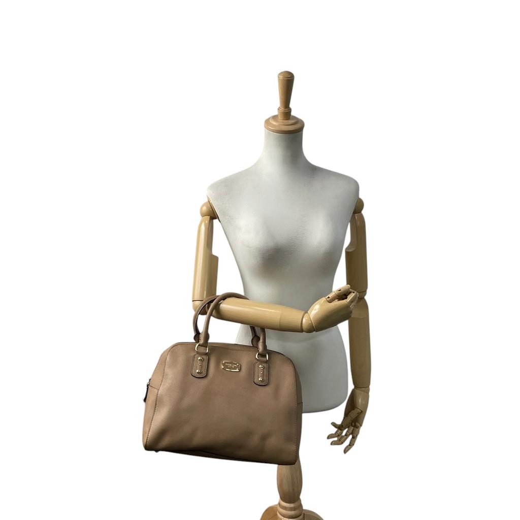 Used Michael Kors 2-Way Handbag/Shoulder BagHandbag beige leather Women
