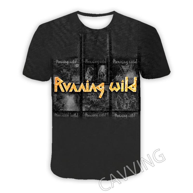 New Fashion Women/Men's 3D Print Running Wild Rock Casual T-shirts Hip Hop Tshirts Harajuku Styles Tops Clothing