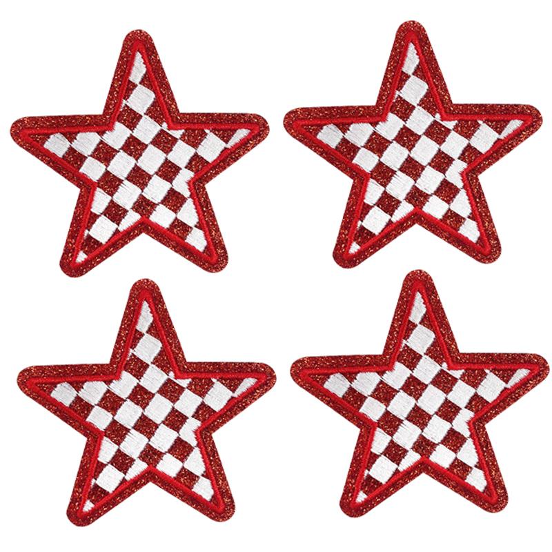 

10PCS/lots Western Cowboys Embroidered Patches DIY Leopard Print Star Lightning Patch Iron On Patches For Clothing Sew Stickers