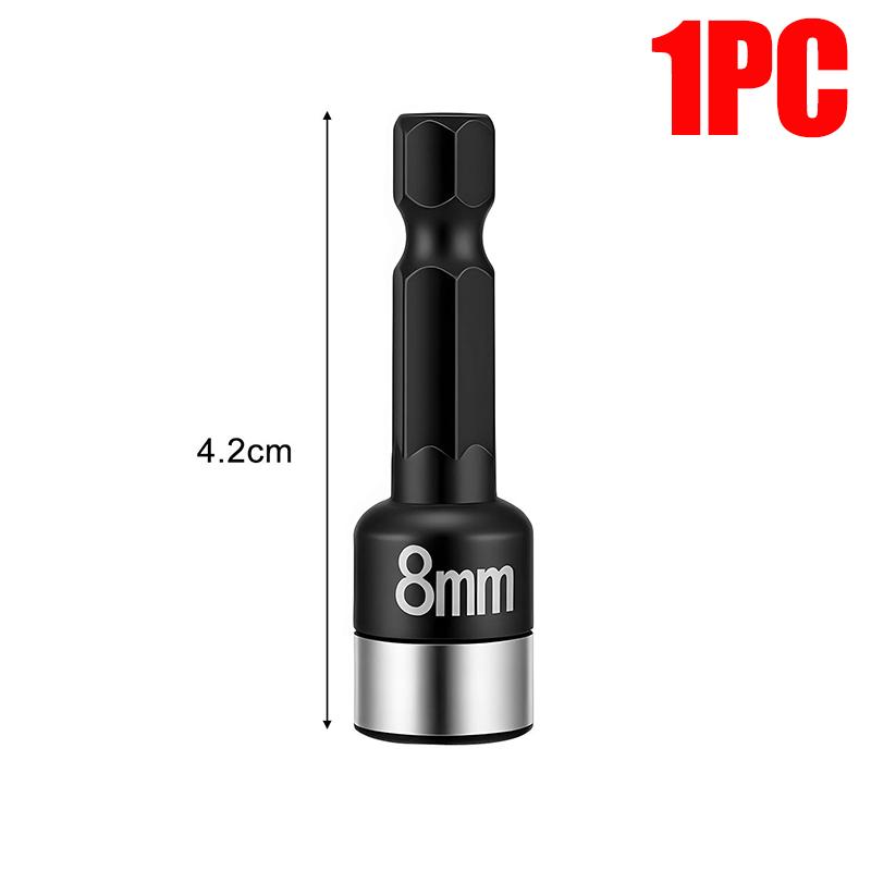 

10/1PCS Hexagon Ratchet Sleeve Stainless Steel Impact Wrench Sleeve Adapter Spanner Power Drills Converter Quick Release Socket