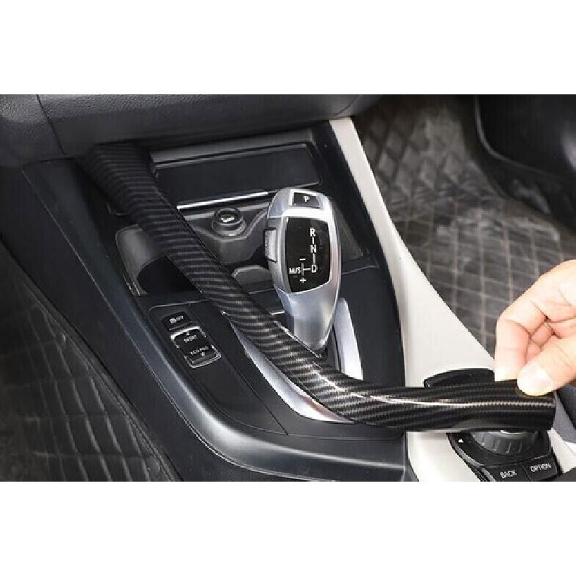 For BMW F20 F21 F22 F23 Carbon Fiber Style Middle Console Gear Shift Strip Trim