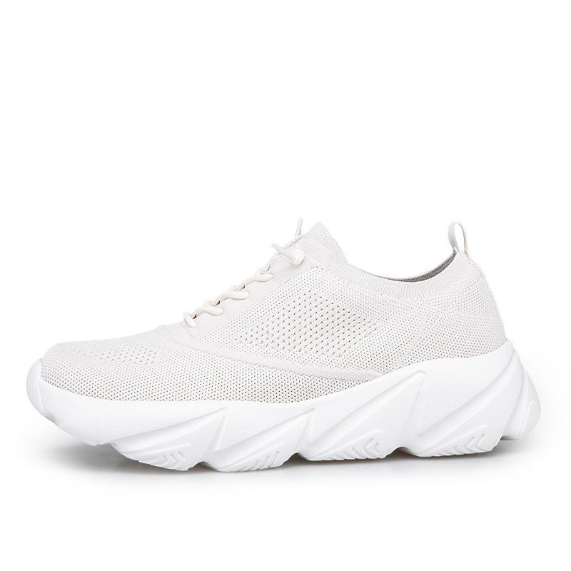 Large size classic casual shoes couple sports running shoes fly-woven mesh breathable shoes light shoes