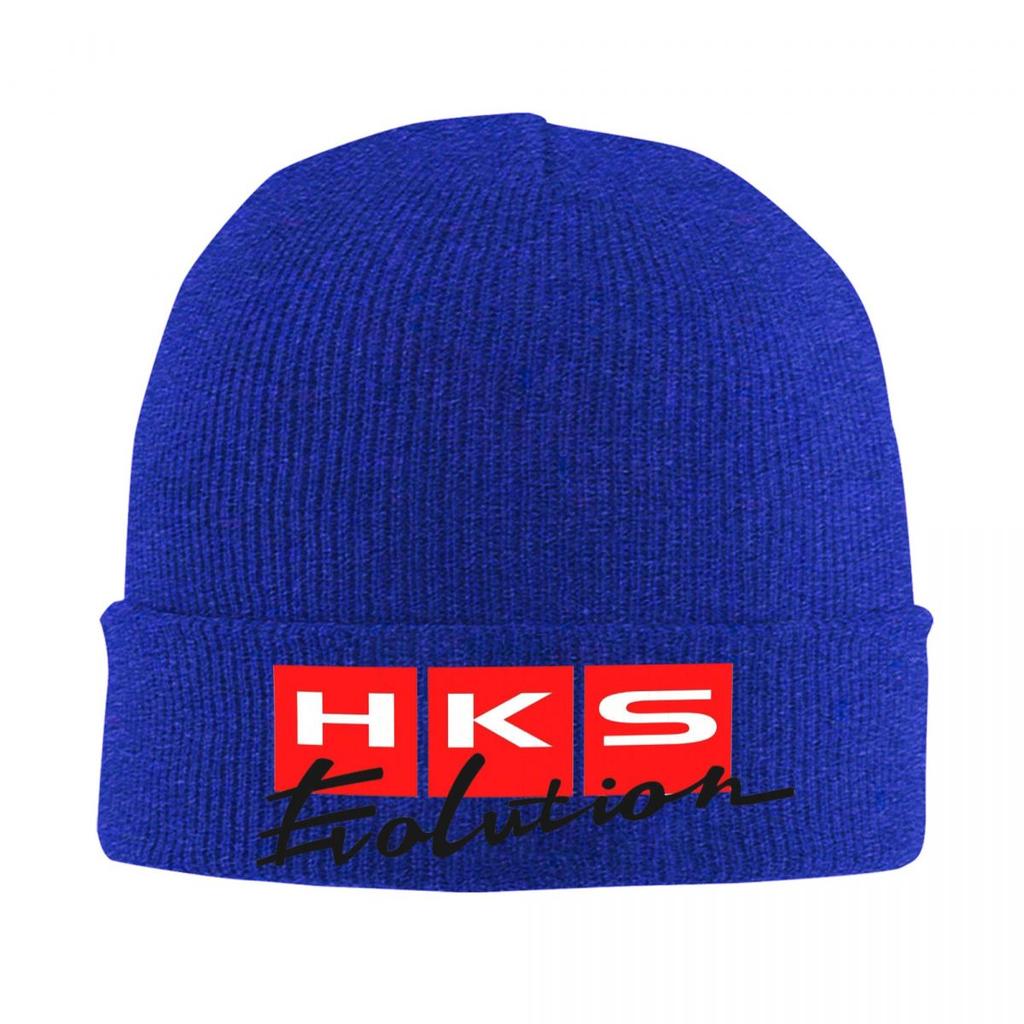 HKS Logo Auto JDM Warme Strickmütze Winter Strickmütze Beanie Skullies Beanies Hip Hop Kappen für Unisex