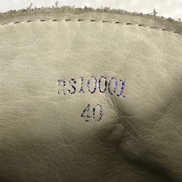 USED/Japan Premium Roos Kanga Roos Leather Chukka Short Boots 40 25.0 Brown Limited Japan