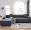 Cover For A Sofa, Sofa Bed, 3-Seater Sofa, Thick Grey