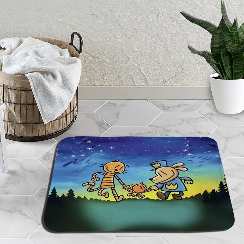 Dogman Area Rug Cartoon Carpet Rug for Living Room Anime Bedroom Sofa Doormat Decoration Kids Non-slip Floor Mat