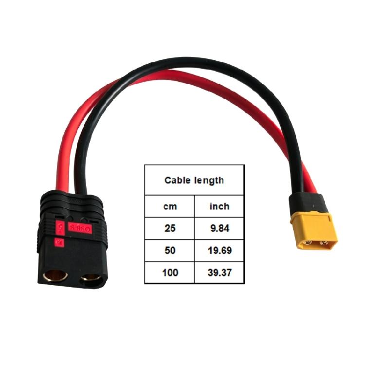 Flexible Silicone XT60 Male to QS8 Female Charging Cable For Drones Car And Robotics Power Supply