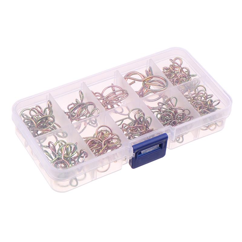 

126Pcs/box 5mm-14mm Hose Clamp Zinc Plated Spring Clips Gear Hose Fuel Line Clamp For Boats Motorcycles