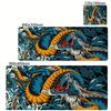 Black and White Dragon Large Mouse Mat Gaming Mousepad Big Rubber Base Mouse Pad Purple Deskpad Eyboard Mats Mousepads