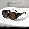 Cyberpunk Sunglasses A Hip Hop Personality Os Glasses Men'S And Women'S Niche Belt Buckle Sunglasses