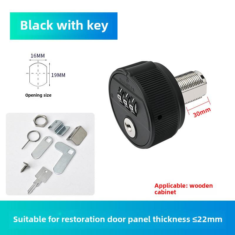 Blocare mecanică cu parolă cu came pentru dulap cu două uși