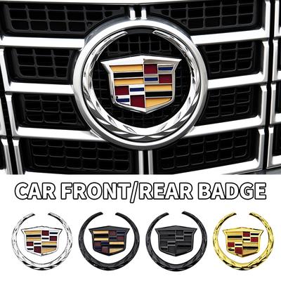 1pcs 3D ABS Car Front Grille Rear Trunk Logo Emblem Sticker for SRX ATS XTS Auto Replacement Badge Decoration