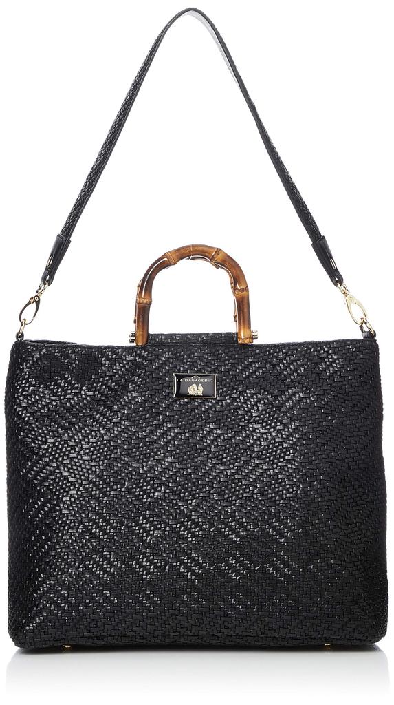 Shoulder Tote Bag Black [Ravaga Jerry] & B91-02-03