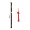 C Key Chinese Traditional Instrument Dizi Bitter Bamboo Flute with Chinese Knot for Beginners