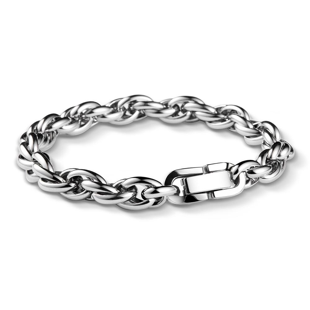 Cuban Chain Titanium Steel Couple Bracelet - Minimalist Jewelry for Men & Women