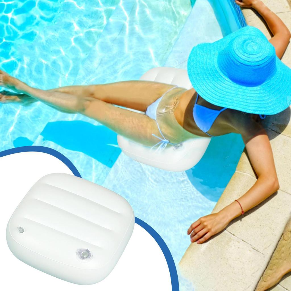 Portable Hot Tub Booster Seat Booster Sitting Cushion For Bathtub Indoor Outdoor Hot Tub Seat Pillow Inflatable Hot Tub Seat
