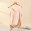 Plus Size L to 4XL Bra Padded Tank Tops Women's Lace Trim Camisole Bralette Casual Daily Layering Underwear  Sleeveless Tee Tops