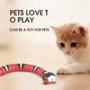 Realistic Snake Toy USB Charging Smart Sensing Obstacle Avoidance Glowing Eyes Interactive Toys For Cats Flexible Moving Body Remote Control Prank