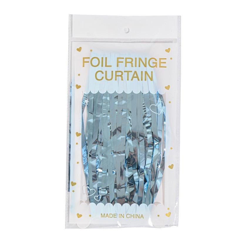 Bright Rain Curtain Background Wall Fringed Rain Curtain Wedding Stage Birthday Party Decorative Rain Curtain