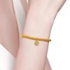 Antique Gold Crafts Elastic Rope Bracelet Classic Chinese Style Circular Fu Character Bracelets for Women  Exquisite Jewelry