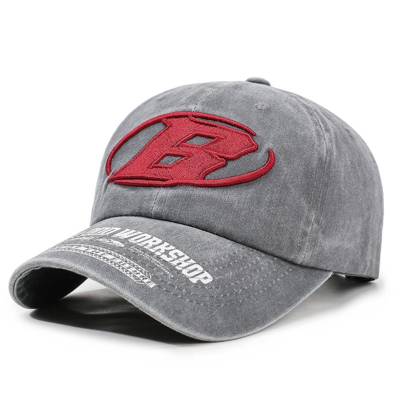 Spring and Autumn New European and American Fashion Soft Top Cap Couple Street Retro Washed Old Outdoor Leisure Baseball Cap