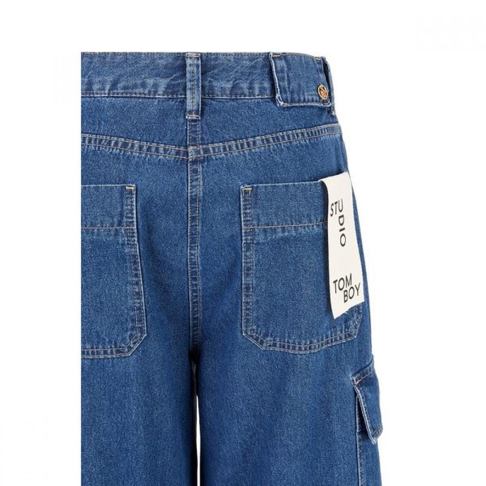 Studio Tomboy Denim Cargo Pants 9103331031ar 