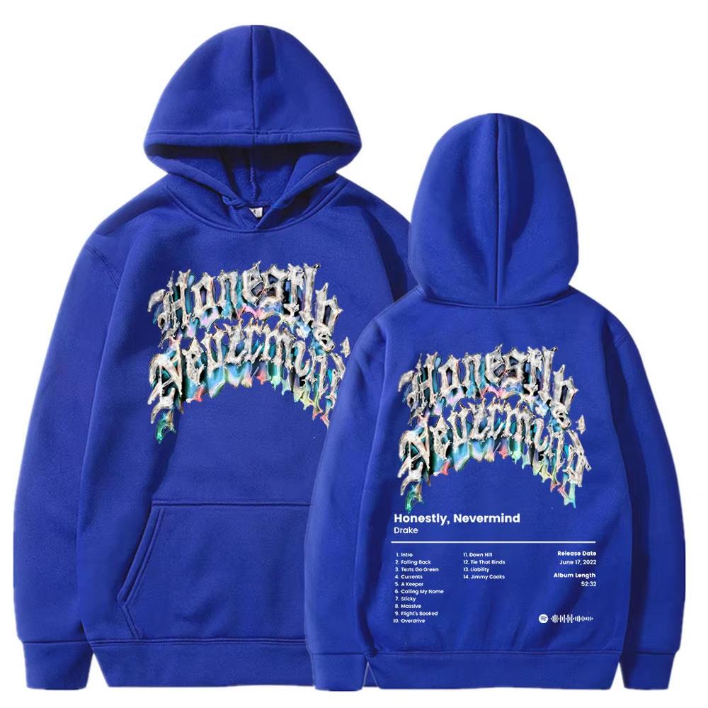 New Rapper Drake Music Album Honestly Nevermind Hoodie Men Women Casual Harajuku Oversized 2026 Comfortable Warm Gift Outfit