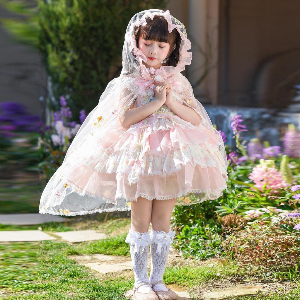 2026 Summer Little Princess Lolita Dress for Girls – Formal Rich Family Style