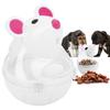 Pet Cat Dog Leakage Feeder Slow Food Dispenser Mice   Design   Toy(Pink)