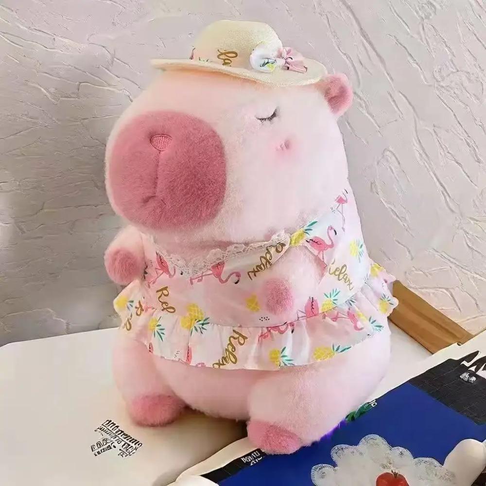 Peluche Capibara 23cm Simulazione Capibara Anime Giocattolo Morbido Bambola Carina Peluche Animali Giocattolo Bambola Morbida Regali di Natale Ringraziamento