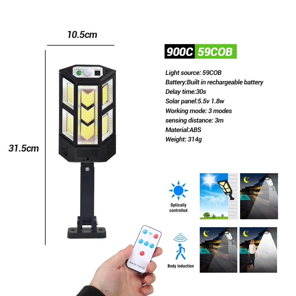 

9900LM новейшие солнечные светодиодные фонари уличные солнечные лампы с датчиком движения 4 режима водонепроницаемый IP65 солнечный садовый светильник уличный дворовый фонарь