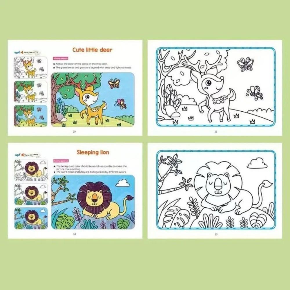 Baby Coloring Books Animals Drawing Toy Children's Drawing Book  Home Activity