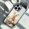 1PC Easter Bunny Eggs Phone Case For iPhone 16 15 14 13 12 17 PRO MAX PLUS Mini TPU Soft To Skin-friendly Case