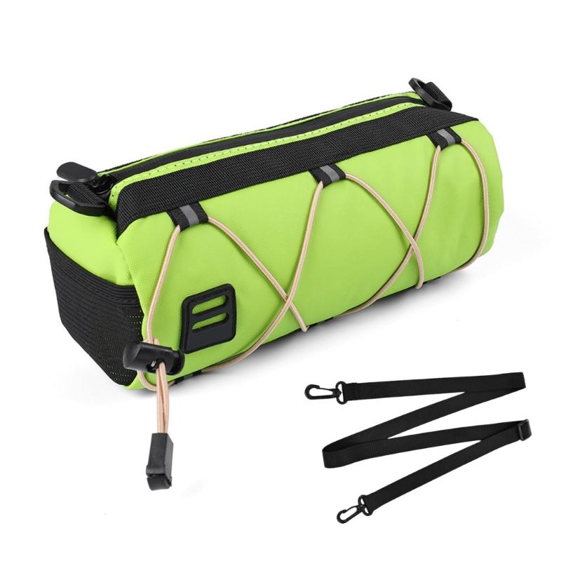 Large Capacity Bike Frame Storage Bag Regulable Front Tube Bicycles Organizers for Commuting Accessories