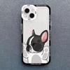 Cute Pug Dog French Bulldog Phone Case For iPhone 16 15 14 13 12 11 Pro Max XS X XR 7 8 SE Kawaii Clear Shockproof Lover Cover