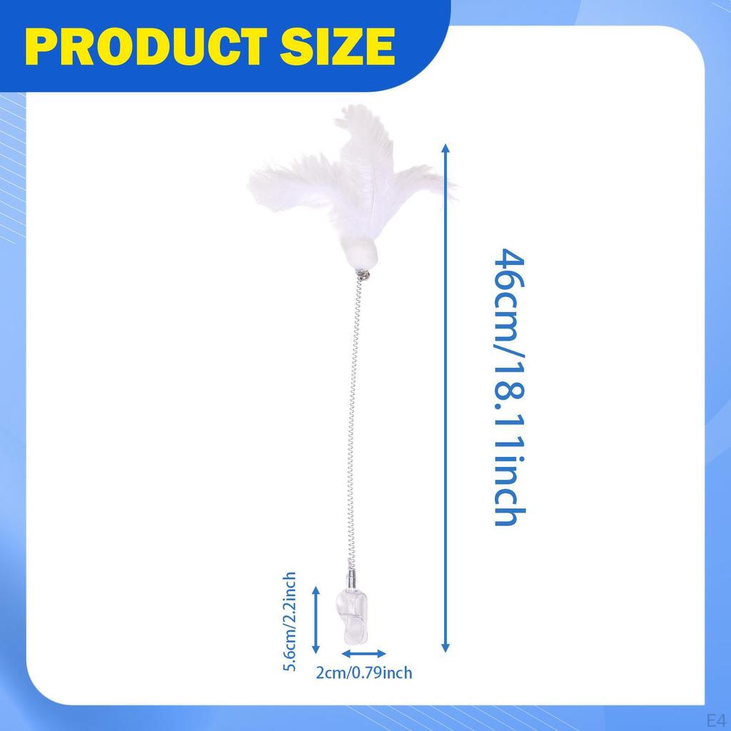 Cat Play Rod with Feather Bell for Engaging Activity And Fun