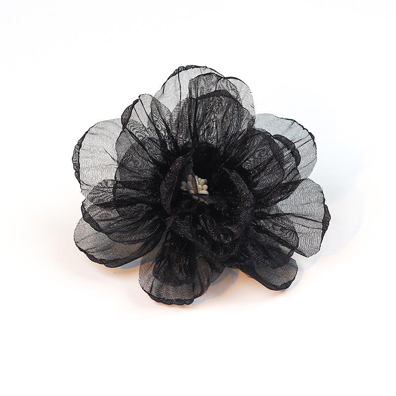 

10cm Handmade 3D Organza Flowers for DIY Clothing & Headdress Accessories