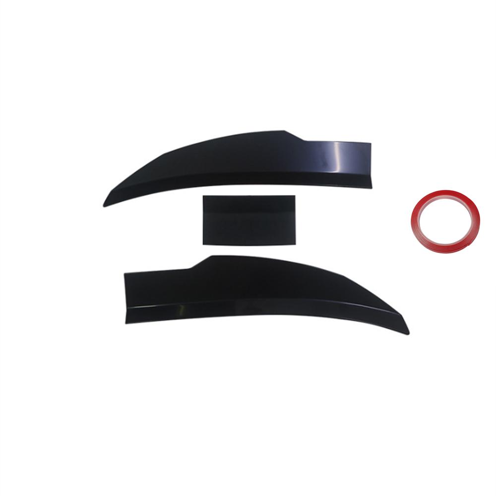 Glossy Black Adjustable Car Rear Trunk Spoiler Lip Roof Tail Wing For Car Sedan
