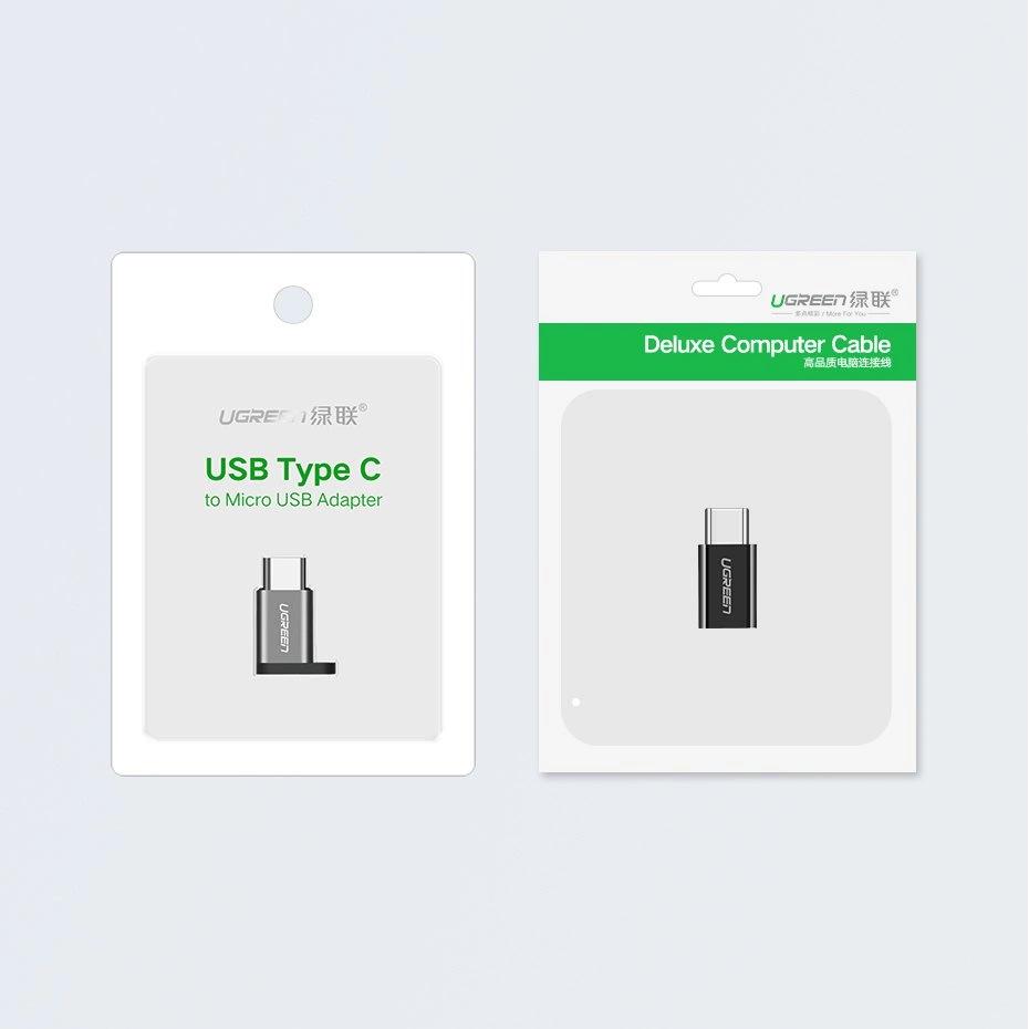 Ugreen Micro Usb To Usb Type C Adapter Black (30391)