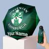 Hibernian FC Manual Five Fold 8 Rib Umbrella Support Custom Text, Lightweight Travel Umbrella