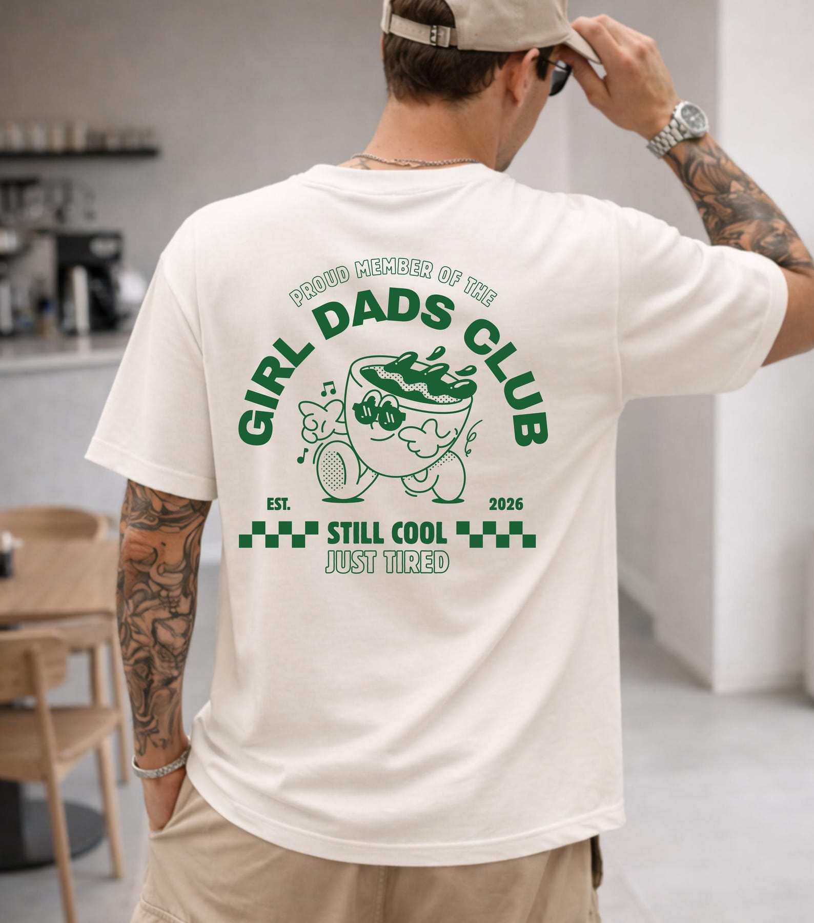 Personalized Girl Dads Club Shirt – Dad Daughter T-Shirt – Gift for Dad from Daughter S