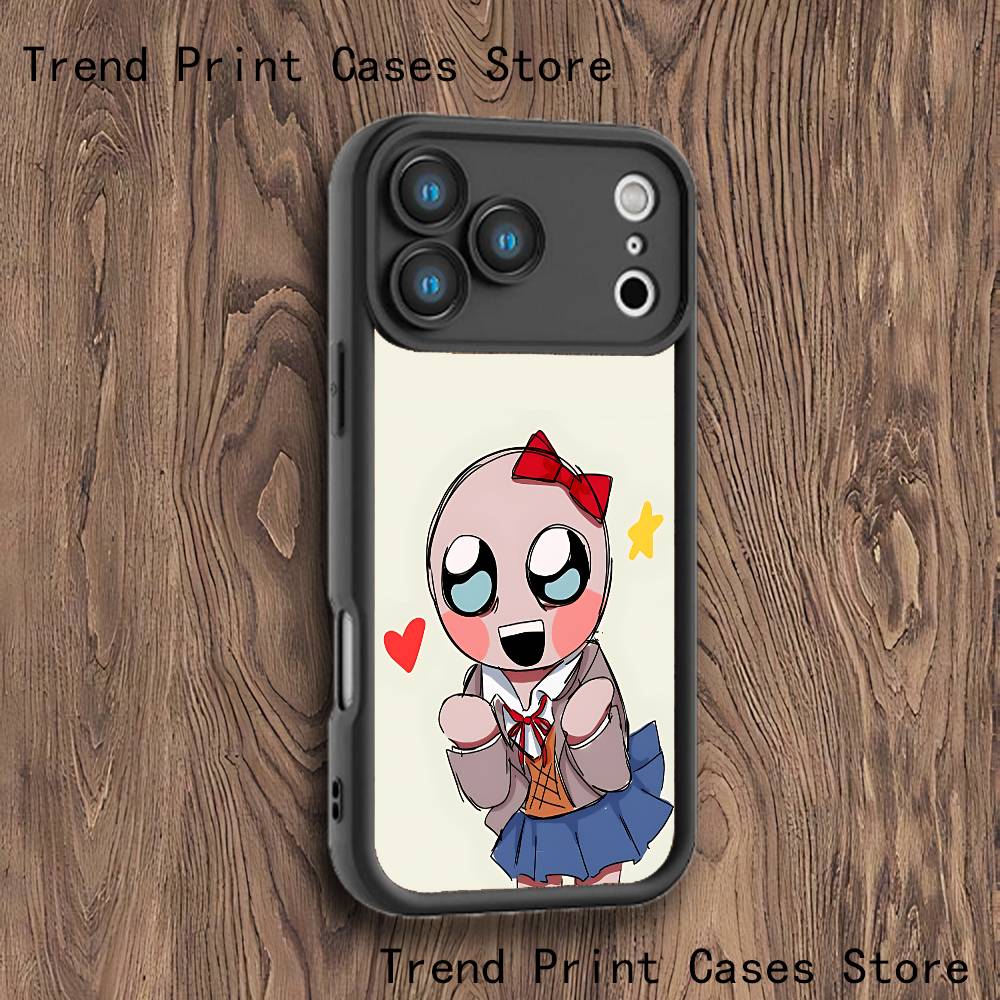 The B-Binding of I-Isaac Phone Case For iPhone 17,16,15,14,13,12,11,Pro,Max,Plus,X,XS,SE4,E,Mini Black Thickened border Case