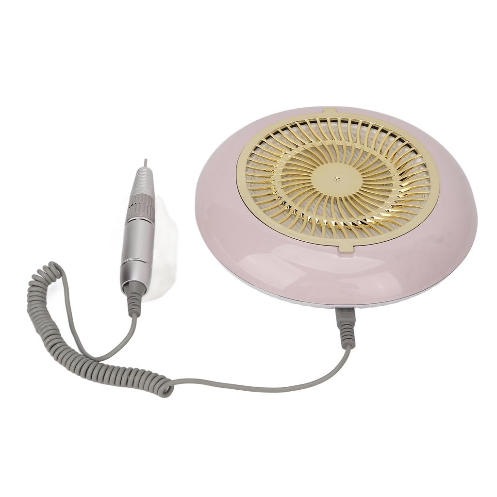 60W 2 In 1 Nail Art Machine 35000RPM Nail Drill Pen Nail Dust Vacuum Collector Machine 100‑240V