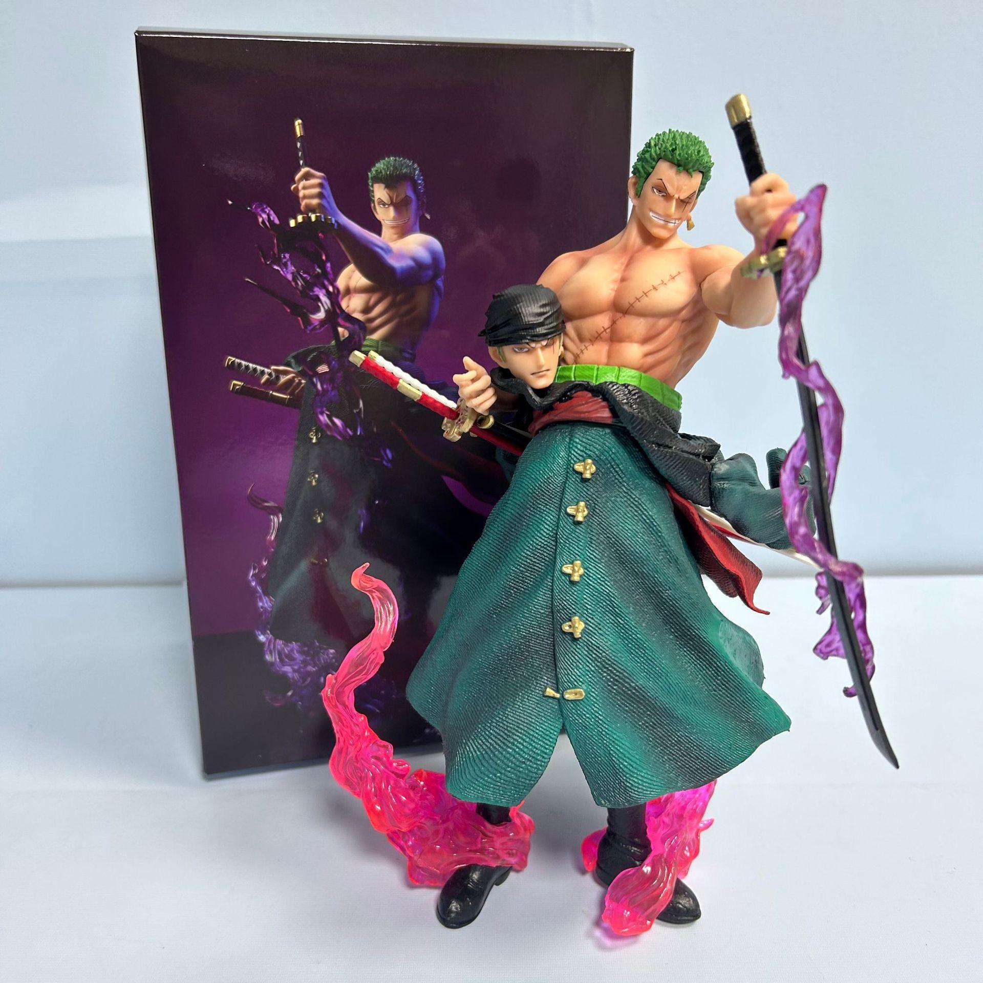 

Hot Sale One Piece 50cm Roronoa Zoro Anime Action Figures Model Toys Pvc Statue Roronoa Zoro Model Statue Dolls Birthday Gift 23CM