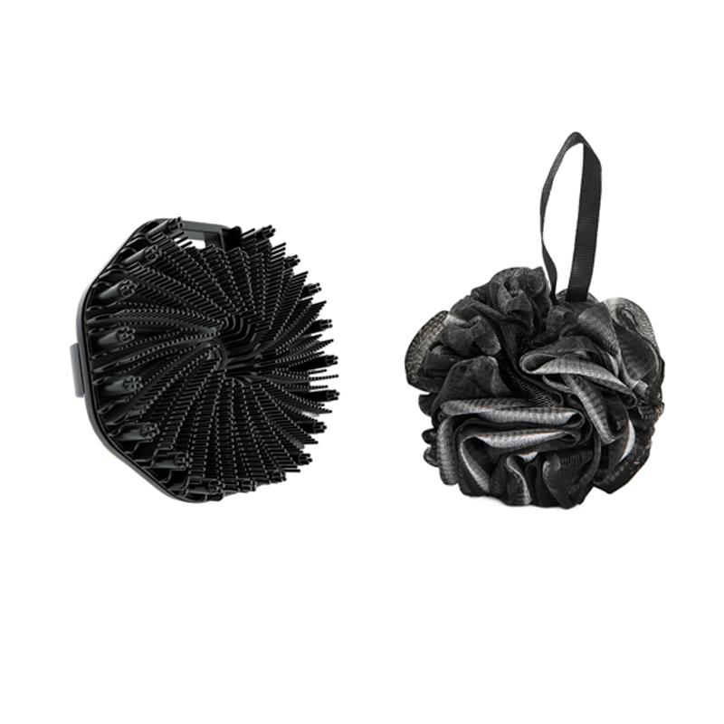 Bade Weiche Silikon Rückenbürste Badedusche Schwamm Schrubbbürste mit Griff Peeling Schrubben Hautmassagegerät Peelingbürsten