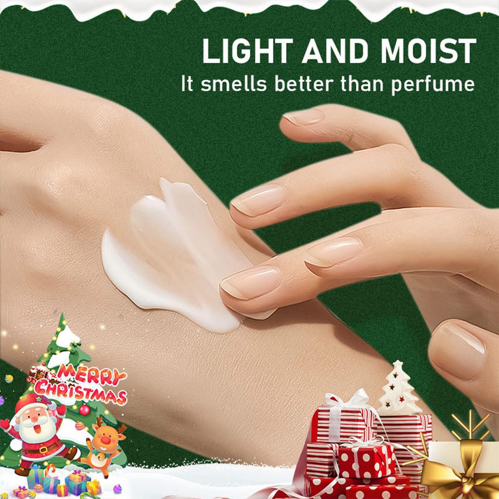 Christmas Hand Cream Gift Set, 3 Fruit Flavors Moisturizing Hand Cream For Dry Chapped Lip, With Exquisite Packaging,Women Men Lip Care Gifts