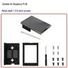 Raspberry Pi 4B: 3.5" Resistive Touchscreen with Upgrade Fan, Sturdy Metal Case, Durable Design, Includes Screwdriver