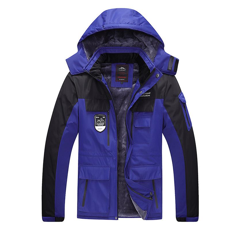 Winter Plus Velvet Thickening Couple Cotton, Padded Jacket, Windproof, Plus Size, Warm Jacket